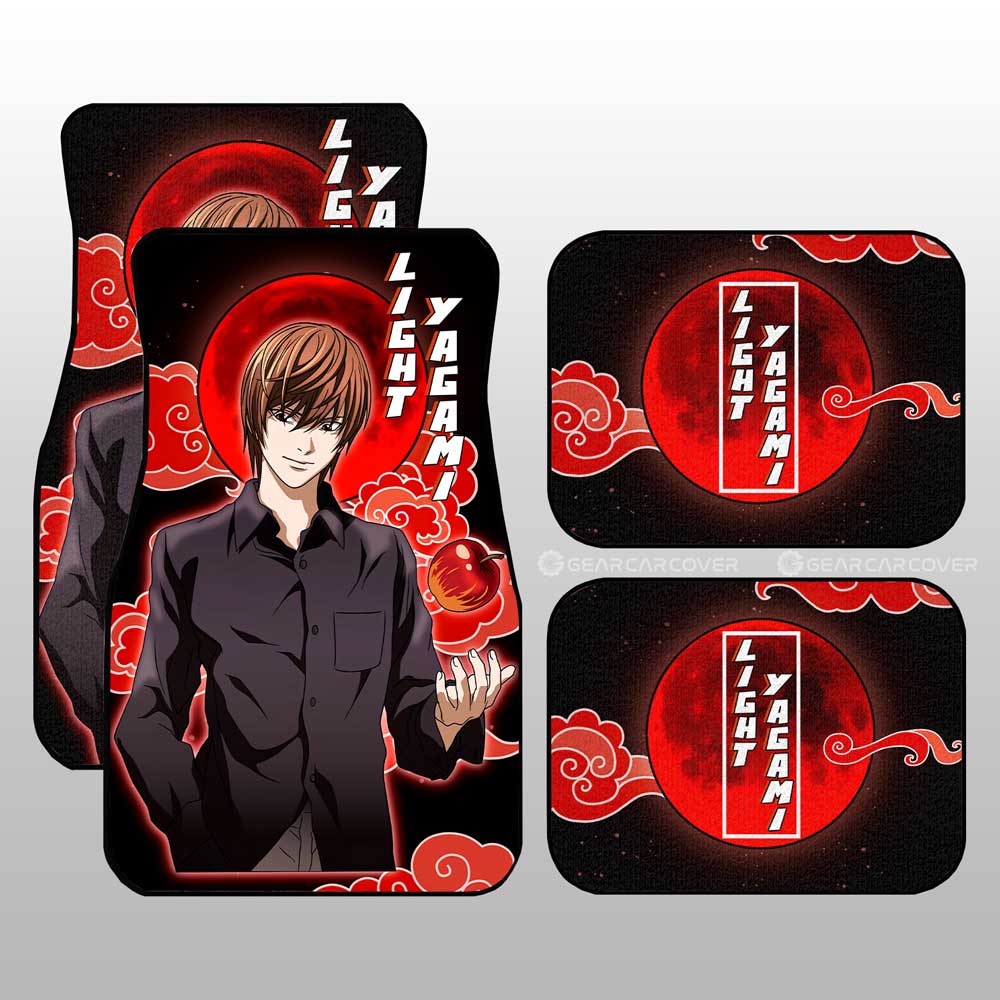 Light Yagami Car Floor Mats Custom Death Note Car Accessories - Gearcarcover - 1