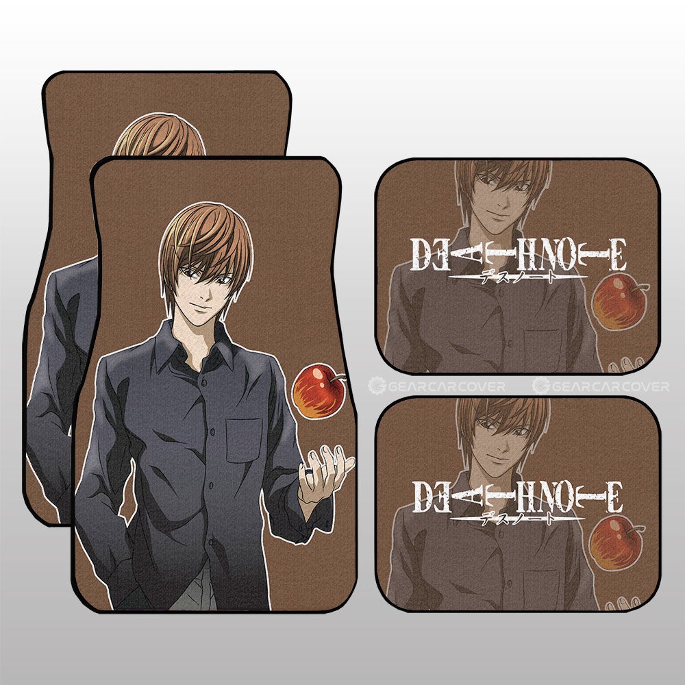 Light Yagami Car Floor Mats Custom Death Note - Gearcarcover - 1