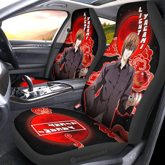 Light Yagami Car Seat Covers Custom Death Note Car Accessories - Gearcarcover - 2
