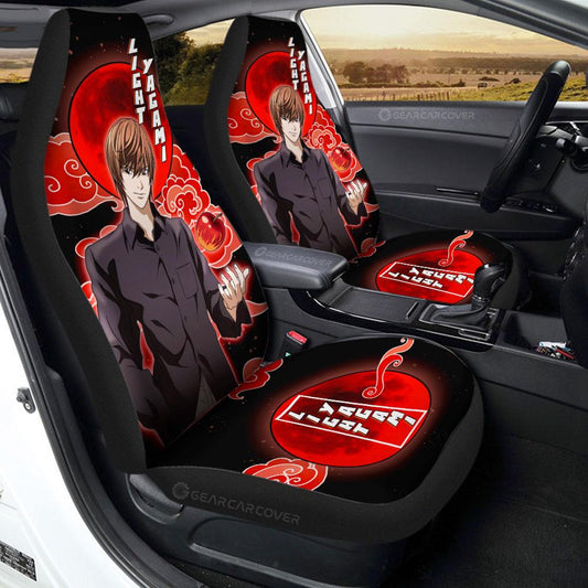 Light Yagami Car Seat Covers Custom Death Note Car Accessories - Gearcarcover - 1