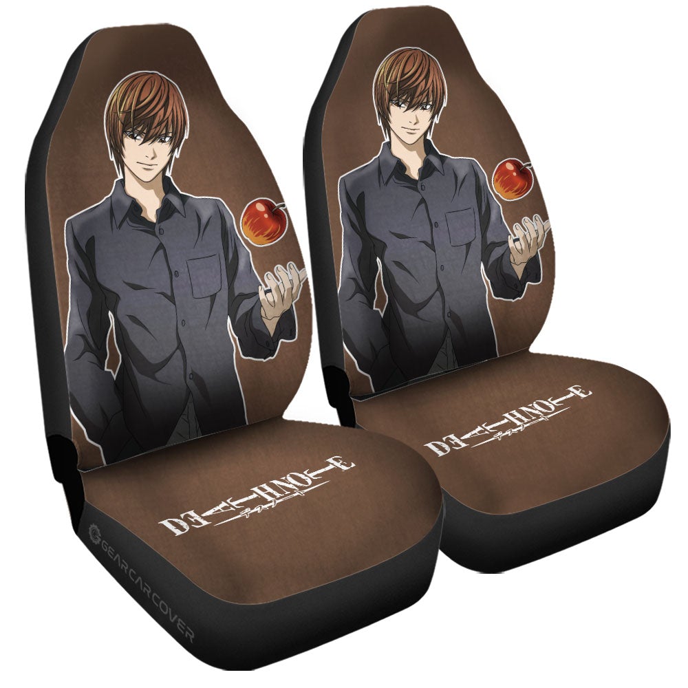 Light Yagami Car Seat Covers Custom Death Note - Gearcarcover - 3