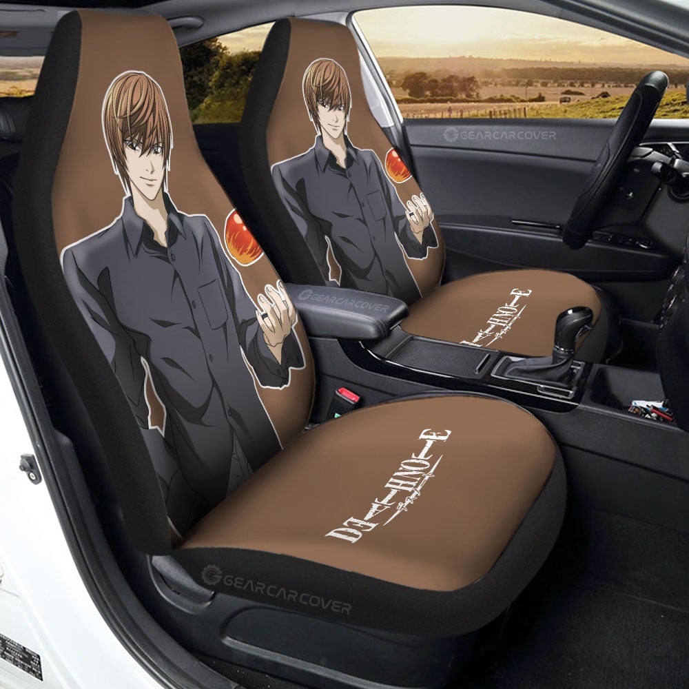 Light Yagami Car Seat Covers Custom Death Note - Gearcarcover - 1