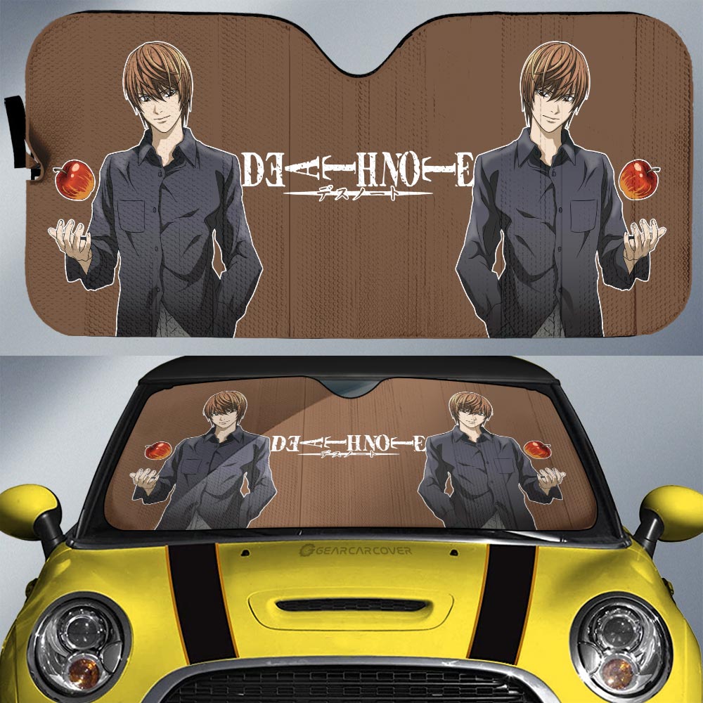 Light Yagami Car Sunshade Custom Death Note - Gearcarcover - 1