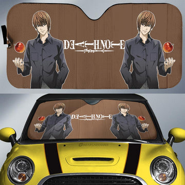 Light Yagami Car Sunshade Custom Death Note - Gearcarcover - 1