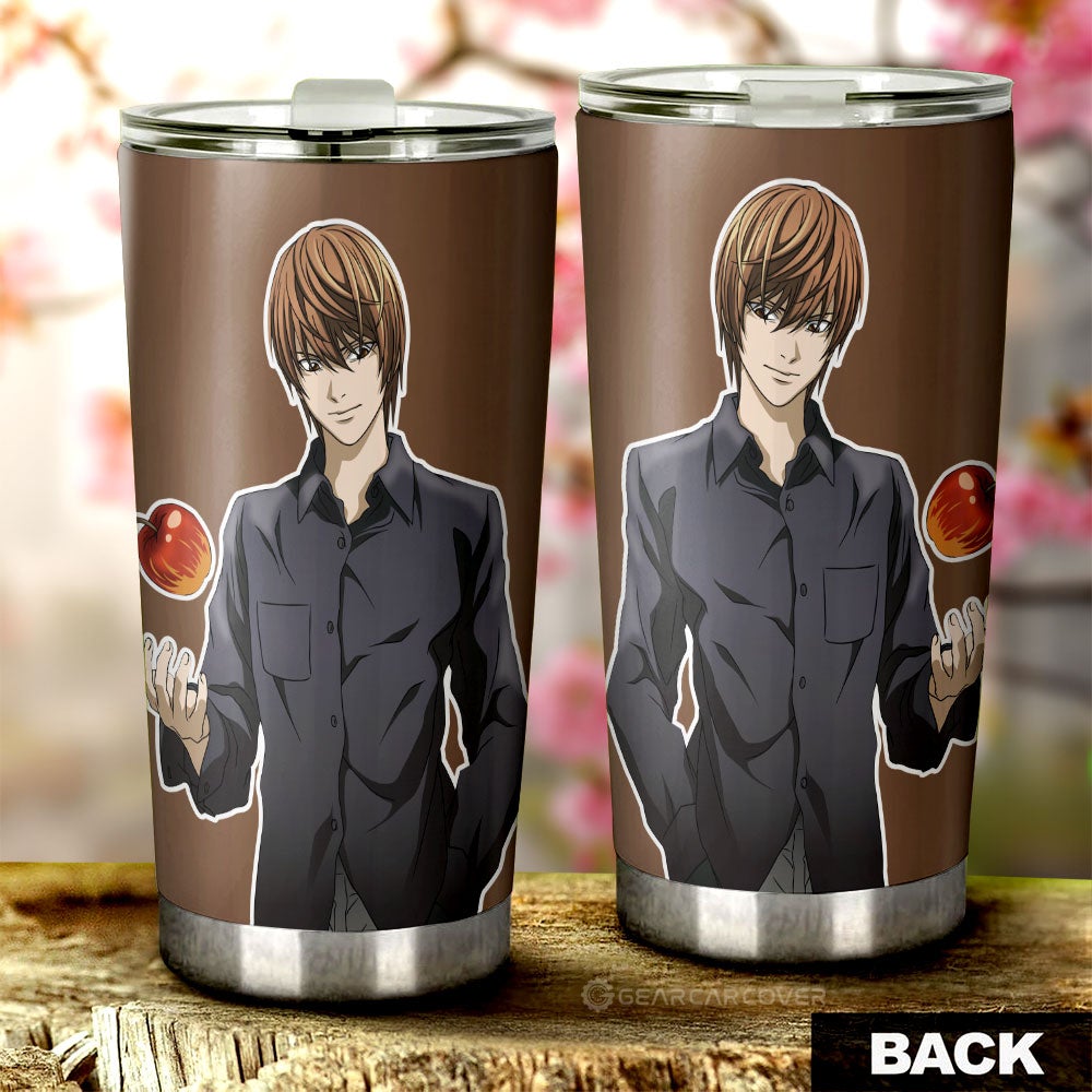 Light Yagami Tumbler Cup Custom Death Note - Gearcarcover - 3