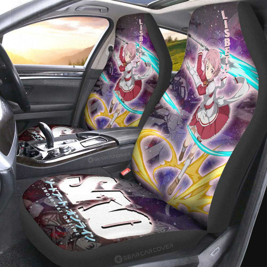 Lisbeth Car Seat Covers Custom Manga Galaxy Style - Gearcarcover - 2