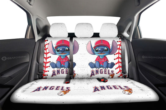 Los Angeles Angels Car Back Seat Covers Stitch Theme Collection - Gearcarcover - 2
