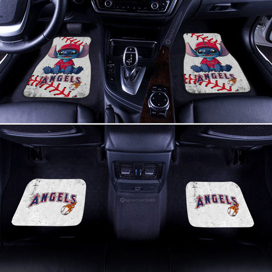 Los Angeles Angels Car Floor Mats Stitch Theme Collection - Gearcarcover - 2