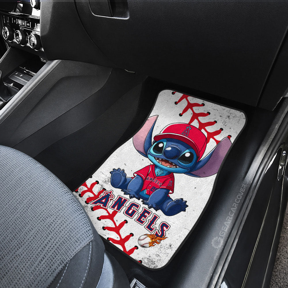 Los Angeles Angels Car Floor Mats Stitch Theme Collection - Gearcarcover - 3