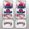 Los Angeles Angels Car Floor Mats Stitch Theme Collection - Gearcarcover - 1