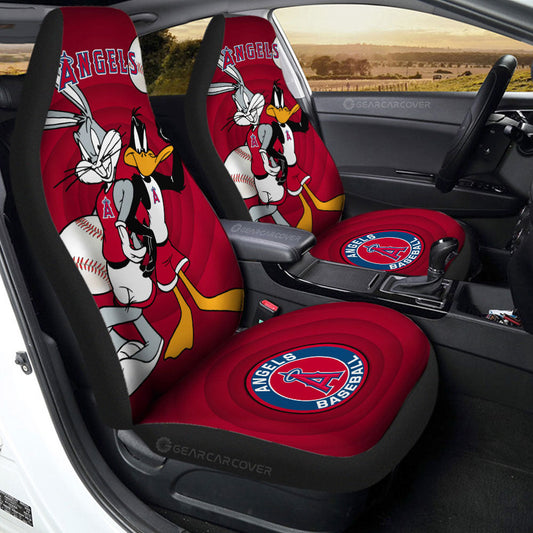 Los Angeles Angels Car Seat Covers Custom Car Accessories - Gearcarcover - 2