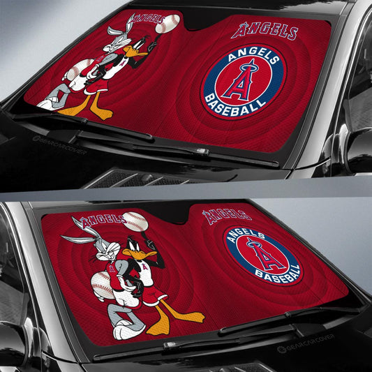 Los Angeles Angels Car Sunshade Custom Car Accessories - Gearcarcover - 2