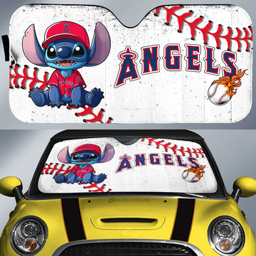Los Angeles Angels Car Sunshade Stitch Theme Collection - Gearcarcover - 1