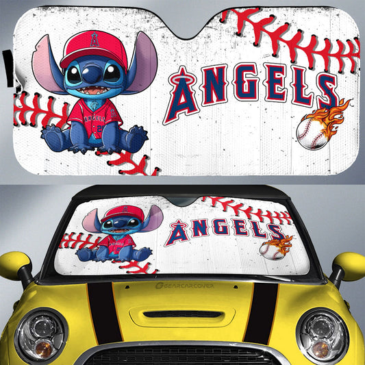 Los Angeles Angels Car Sunshade Stitch Theme Collection - Gearcarcover - 1