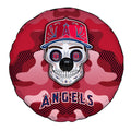 Los Angeles Angels Spare Tire Covers Camera Hole Skull Theme Collection - Gearcarcover - 4