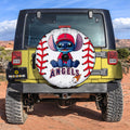 Los Angeles Angels Spare Tire Covers Camera Hole Stitch Theme Collection - Gearcarcover - 3