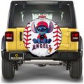 Los Angeles Angels Spare Tire Covers Camera Hole Stitch Theme Collection - Gearcarcover - 1