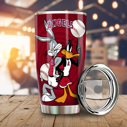 Los Angeles Angels Tumbler Cup Custom Car Accessories - Gearcarcover - 2
