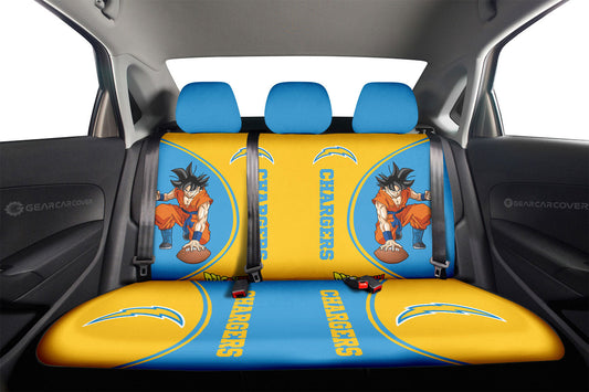 Los Angeles Chargers Car Back Seat Covers Custom Car Accessories For Fans - Gearcarcover - 2