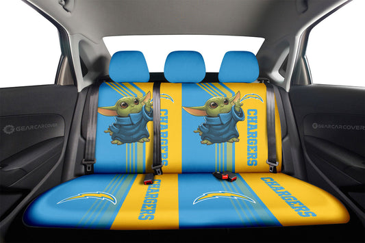 Los Angeles Chargers Car Back Seat Covers Custom Car Accessories - Gearcarcover - 2
