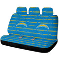 Los Angeles Chargers Car Back Seat Covers Sporty Team Collection - Gearcarcover - 1