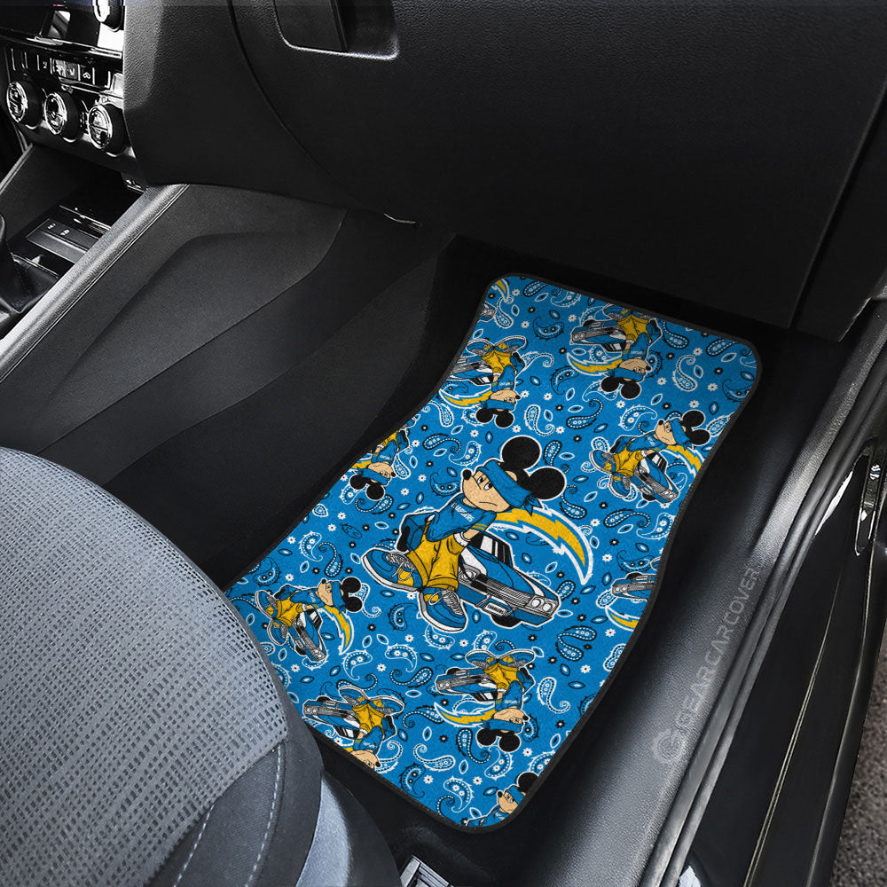 Los Angeles Chargers Car Floor Mats Cartoon Theme Collection - Gearcarcover - 3