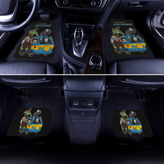 Los Angeles Chargers Car Floor Mats Custom Car Accessories - Gearcarcover - 2