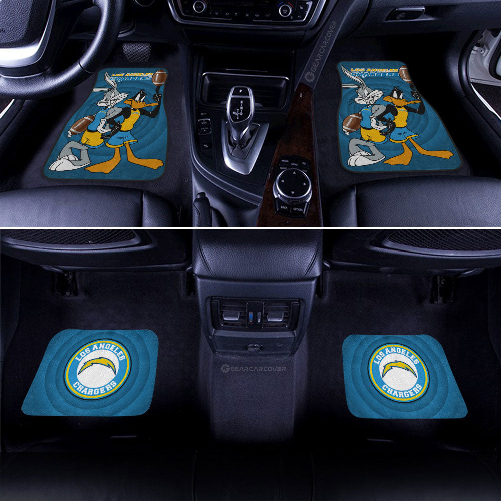 Los Angeles Chargers Car Floor Mats Custom Car Accessories - Gearcarcover - 2