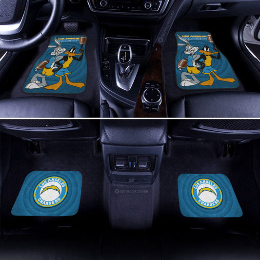 Los Angeles Chargers Car Floor Mats Custom Car Accessories - Gearcarcover - 2