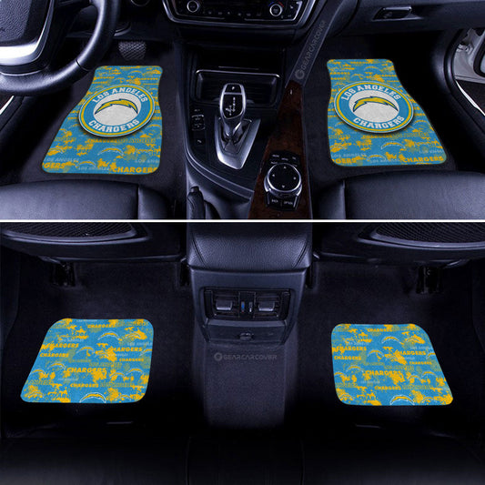 Los Angeles Chargers Car Floor Mats Custom Car Accessories - Gearcarcover - 2