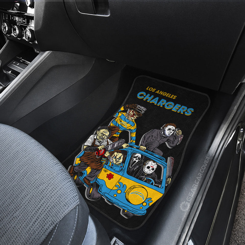 Los Angeles Chargers Car Floor Mats Custom Car Accessories - Gearcarcover - 3