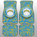 Los Angeles Chargers Car Floor Mats Custom Car Accessories - Gearcarcover - 1