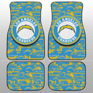 Los Angeles Chargers Car Floor Mats Custom Car Accessories - Gearcarcover - 1
