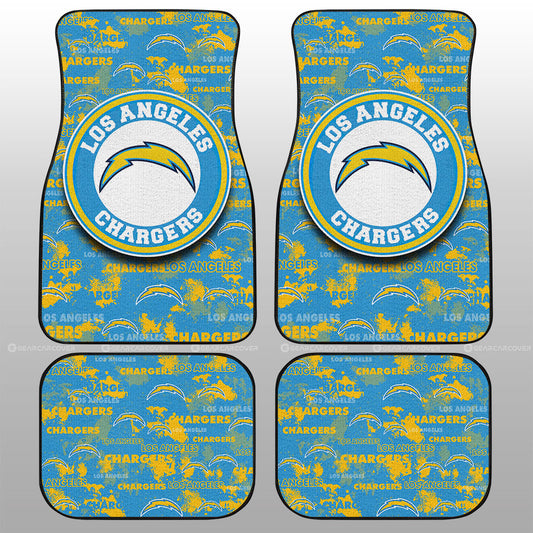 Los Angeles Chargers Car Floor Mats Custom Car Accessories - Gearcarcover - 1