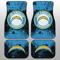 Los Angeles Chargers Car Floor Mats Custom Car Accessories - Gearcarcover - 1