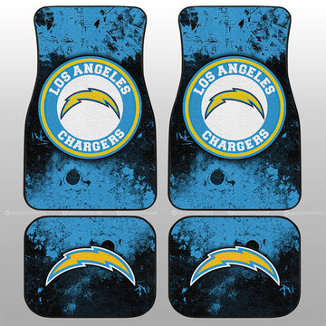 Los Angeles Chargers Car Floor Mats Custom Car Accessories - Gearcarcover - 1