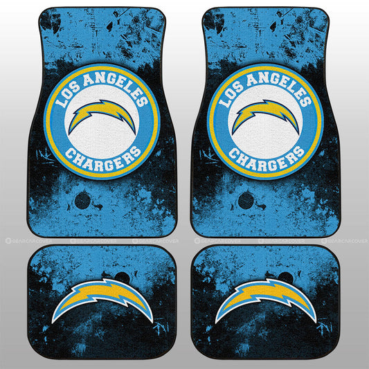 Los Angeles Chargers Car Floor Mats Custom Car Accessories - Gearcarcover - 1