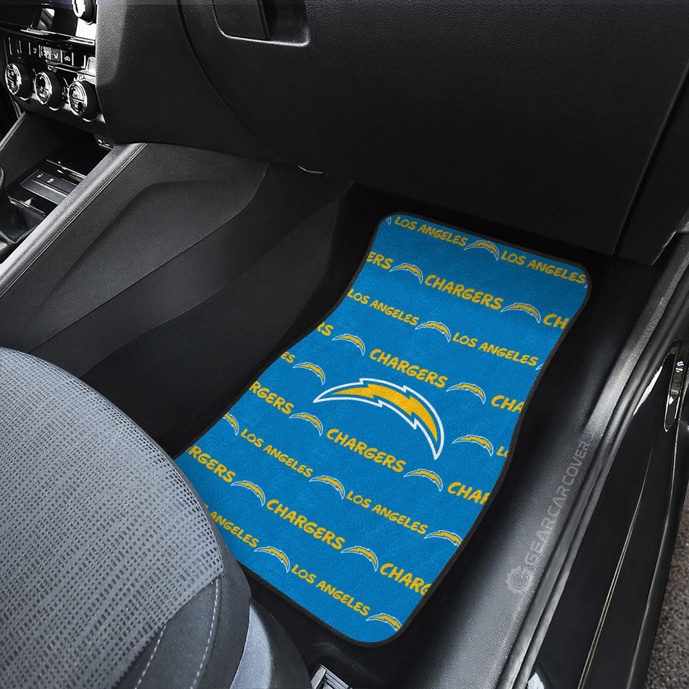 Los Angeles Chargers Car Floor Mats Sporty Team Collection - Gearcarcover - 3