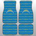 Los Angeles Chargers Car Floor Mats Sporty Team Collection - Gearcarcover - 1