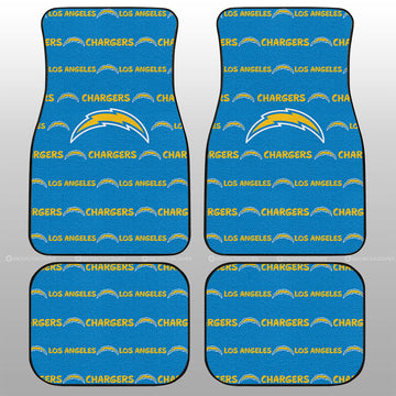 Los Angeles Chargers Car Floor Mats Sporty Team Collection - Gearcarcover - 1