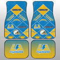 Los Angeles Chargers Car Floor Mats Sporty Team Collection - Gearcarcover - 1