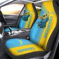 Los Angeles Chargers Car Seat Covers Baby Yoda Car Accessories - Gearcarcover - 1