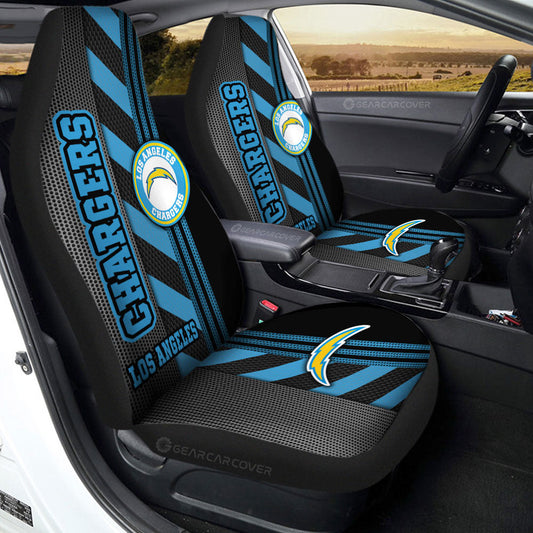 Los Angeles Chargers Car Seat Covers Custom Car Accessories - Gearcarcover - 2