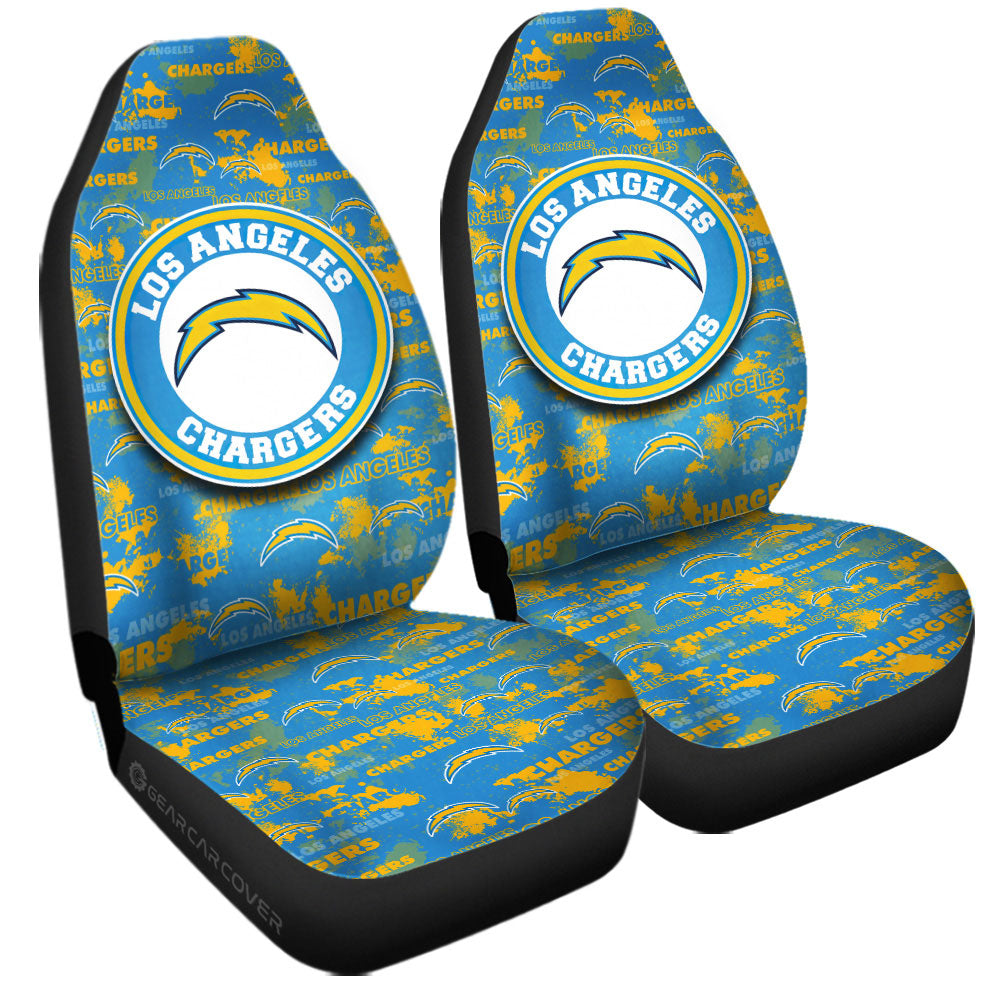 Los Angeles Chargers Car Seat Covers Custom Car Accessories - Gearcarcover - 3