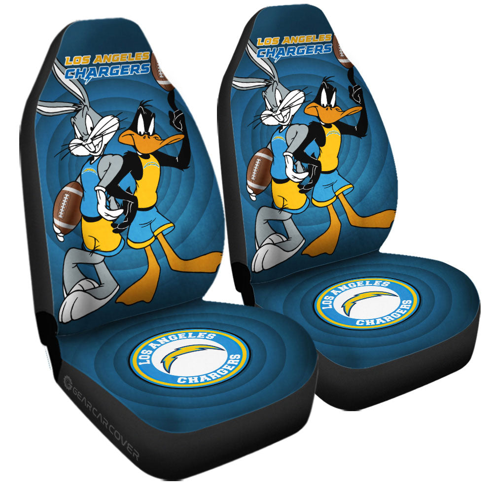 Los Angeles Chargers Car Seat Covers Custom Car Accessories - Gearcarcover - 3