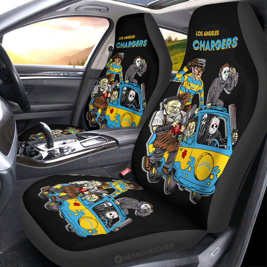 Los Angeles Chargers Car Seat Covers Custom Car Accessories - Gearcarcover - 1