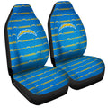 Los Angeles Chargers Car Seat Covers Sporty Team Collection - Gearcarcover - 3