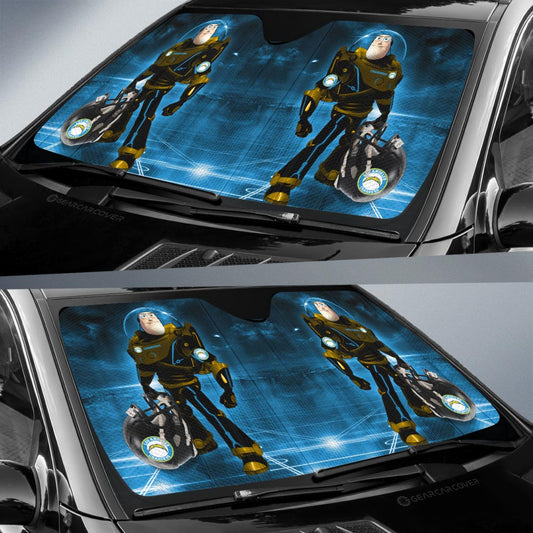 Los Angeles Chargers Car Sunshade Custom Car Accessories For Fan - Gearcarcover - 2