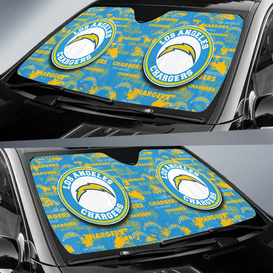 Los Angeles Chargers Car Sunshade Custom Car Accessories - Gearcarcover - 2