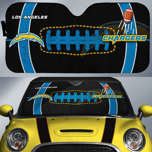 Los Angeles Chargers Car Sunshade Custom Car Accessories - Gearcarcover - 1